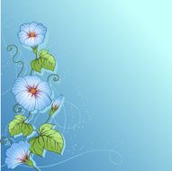 Stylish floral background Design of vector flowers N2