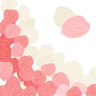 Background of pink flower petals