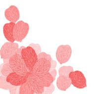 Background of pink flower petals N3