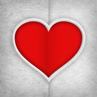 Red valentine heart N3