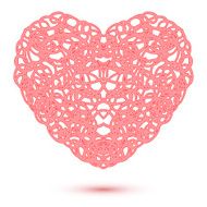 Abstract Openwork Heart
