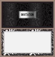 Horizontal luxury invitation N3