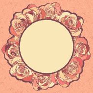 Vintage roses ornaments N2