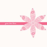 Floral Greeting Card N90