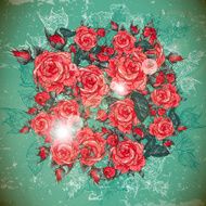 Rose background N12
