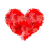 painting heart - Illustration vector