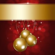 Xmas Balls and Golden Spot