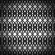 Black Silhoutte Forged Pattern