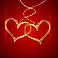 Vector valentine card N4