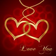 Vector valentine card N5