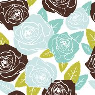 Valentine seamless pattern with rose