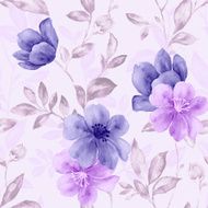 Vivid repeating floral N26