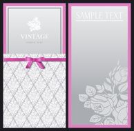 Vertical stylish elegant invitations
