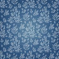 Denim background with floral pattern N8