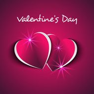 Valentine`s Day greeting card