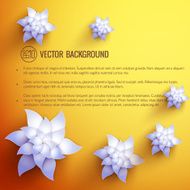Realistic flower background