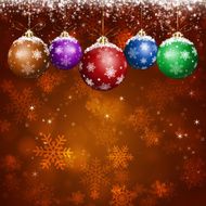 Red Holiday Xmas Greeting Card
