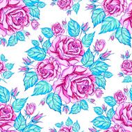 Seamless texture of roses N3