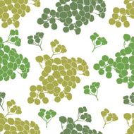 Seamless color floral pattern