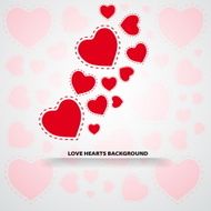 Love background with hearts N2