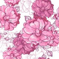 Beautiful Seamless Rose Background N15