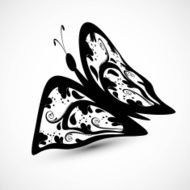 Artistic styles butterfly tatto art design illustration