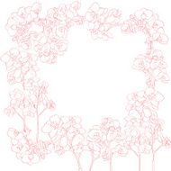 Orchids frame N2