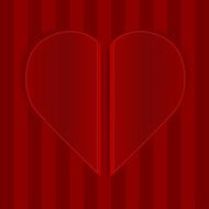 Heart made from two books N2