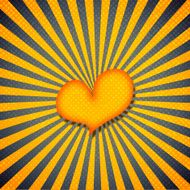 heart on grunge background