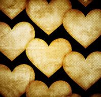 abstract grunge background with hearts N6