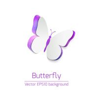 Paper butterfly card