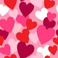 Valentine hearts seamless pattern N2
