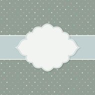 Frame on the paper background
