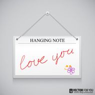 Hanging note board N3