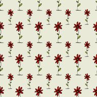 vector seamless colorful flowers wallpaper