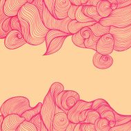 Abstract invitation card N9