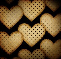 abstract grunge background with hearts N8