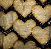 abstract grunge background with hearts N10