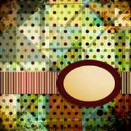 Abstract Retro Background Vector Illustration N7
