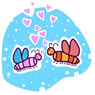 Love of a butterfly