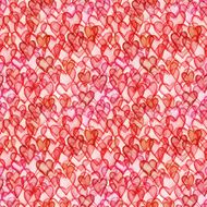 Hearts watercolor seamless pattern N2