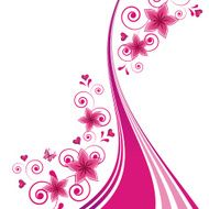 Abstract flowers background with place for your text N3