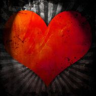 abstract grunge background with hearts N15