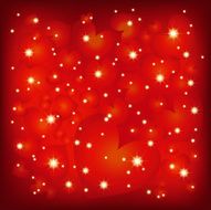 Abstract St Valentine Heart Shape Background