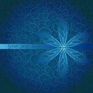 Floral greeting card with place for your text N20