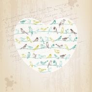 Valentine&#039;s Birds Card