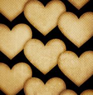 abstract grunge background with hearts N27