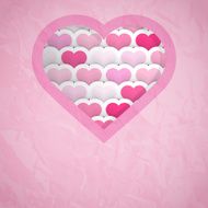 Heart Cut-out Background