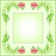 Floral frame 6