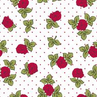 Roses vintage pattern